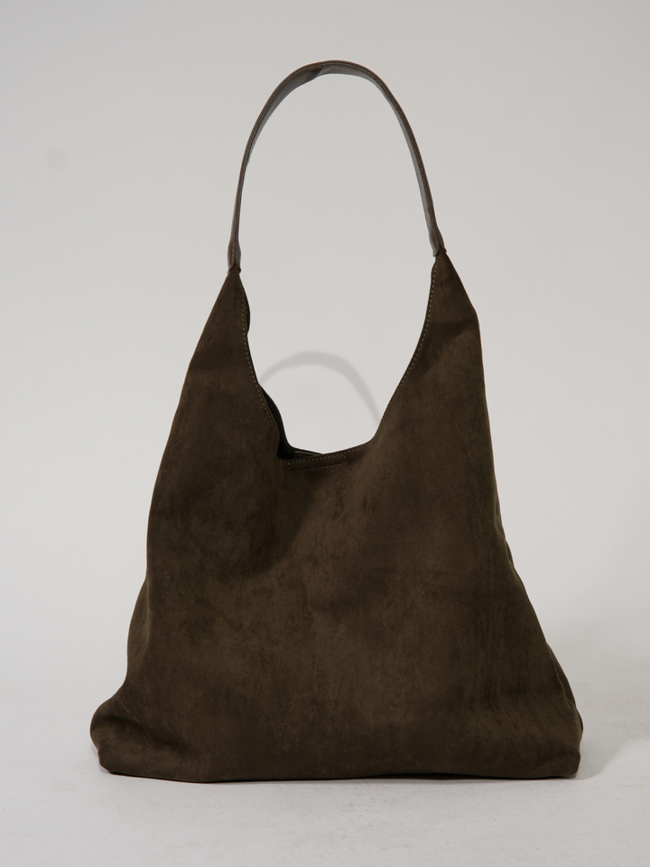 50% OFF - Suede Daily Leather Tote