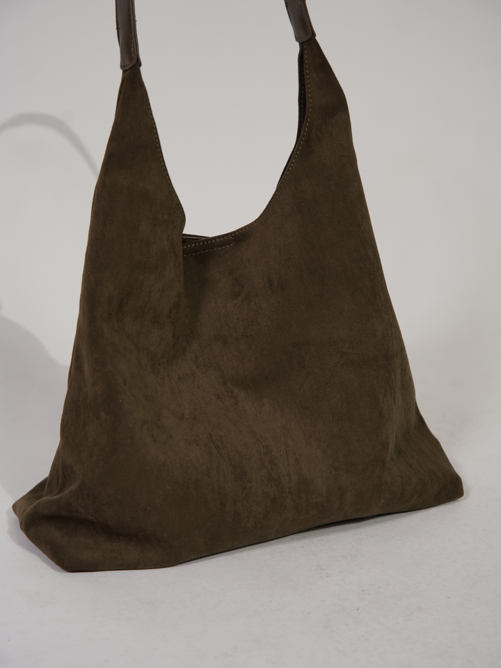 Suede Daily Leather Tote