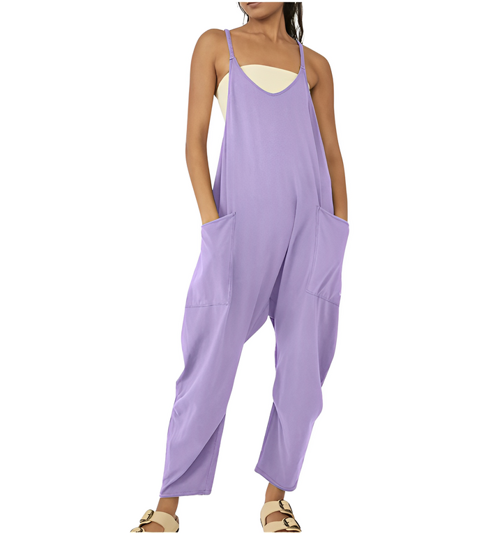 Alexa® - Damen Jumpsuit Weites Bein Strampler