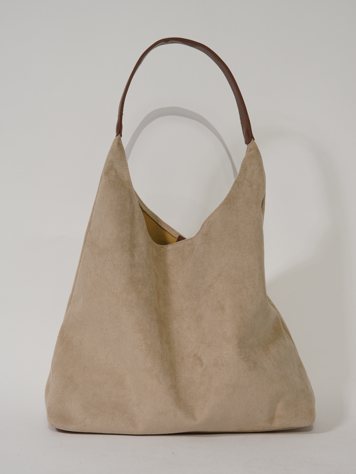 50% OFF - Suede Daily Leather Tote