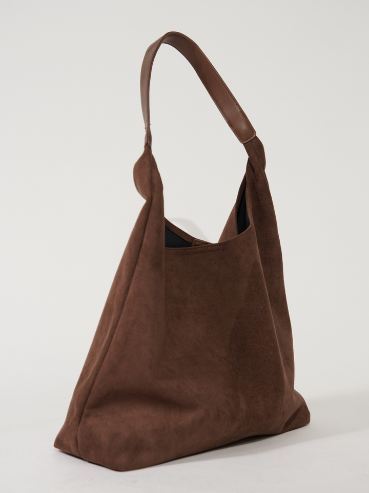 Suede Daily Leather Tote