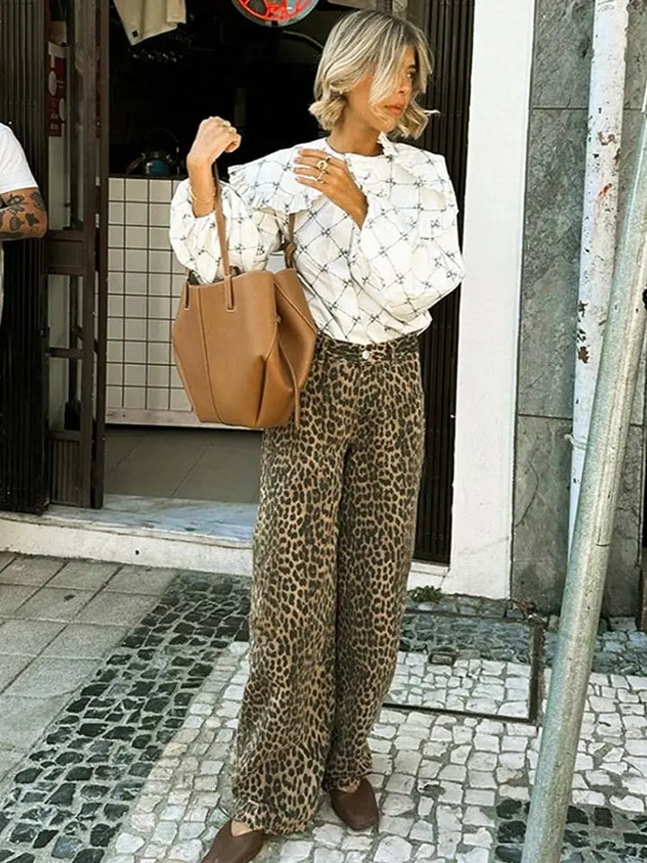 Emmeline Leopard Pants | Die trendige virale Pantherhose!