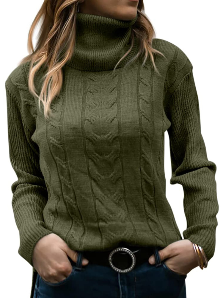 KATE™-ROLLKRAGENPULLOVER (AUS HOCHWERTIGER VISKOSE)