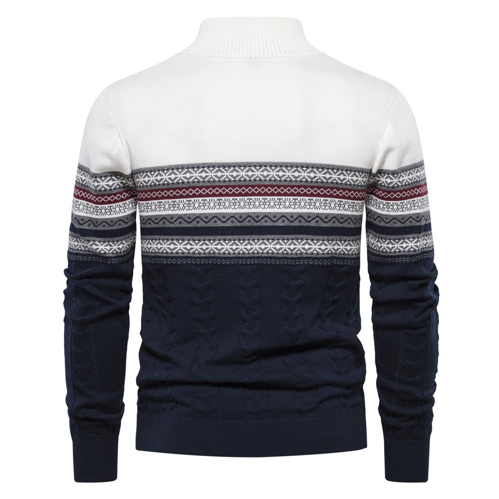 Ace - Hochwertiger Pullover mit Retro-Muster