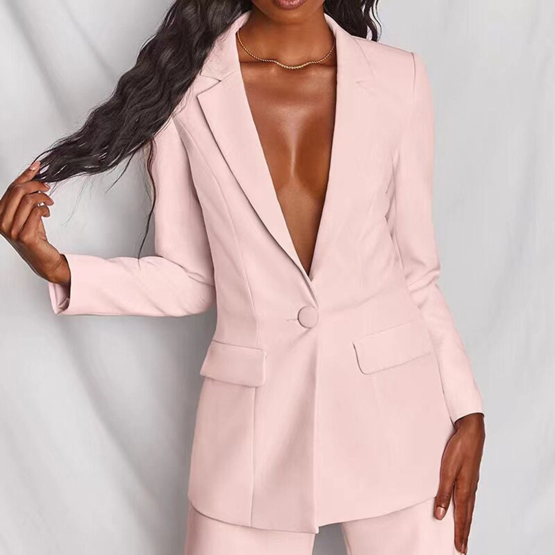 Ruxia | Elegantes Blazer- und Hosenset