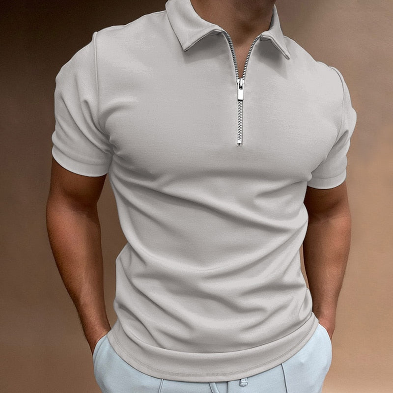 Cooper - Poloshirt mit Reißverschluss