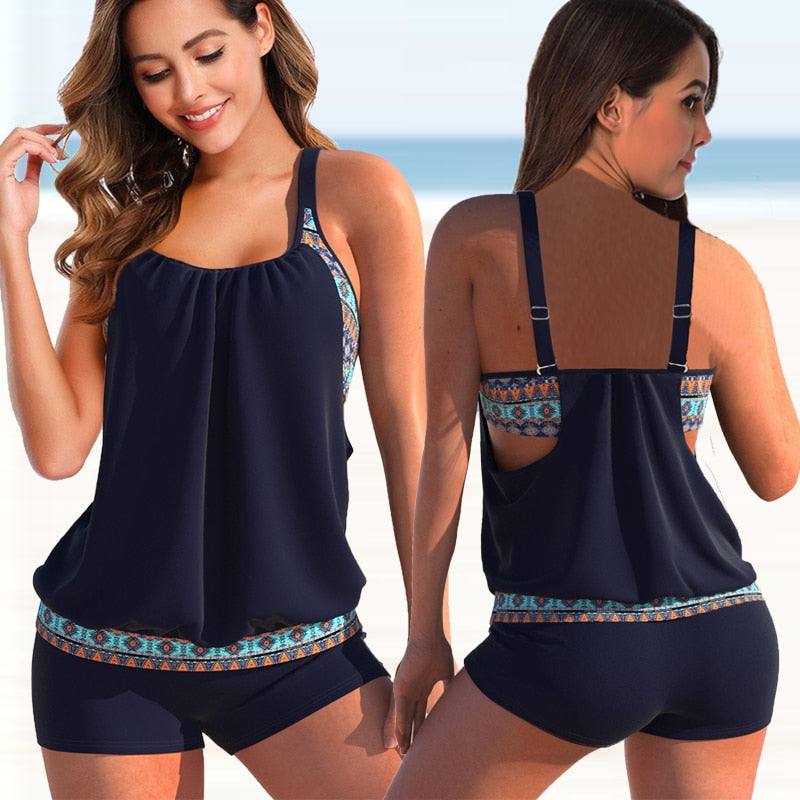 Mélisa - Zweifarbiges Tankini-Set