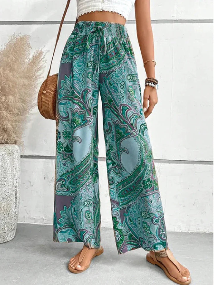 Adelle | Boho-Hose mit hoher Taille