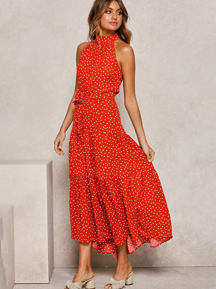 Sommerkleid mit Polka-Dot-Print - Shine into summer