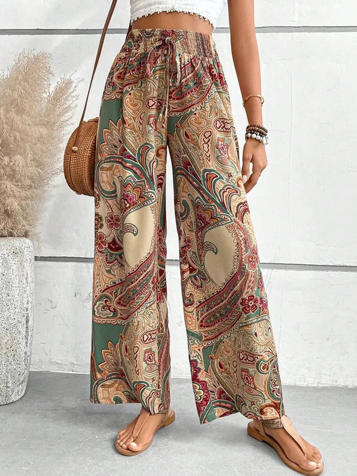 Adelle | Boho-Hose mit hoher Taille