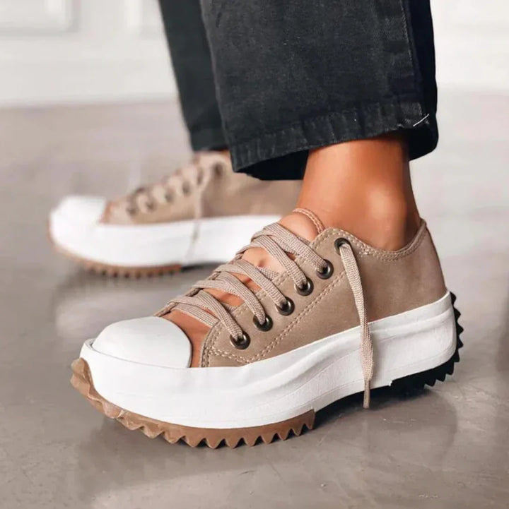 Eya - Bequeme Plateau Sneaker für Damen