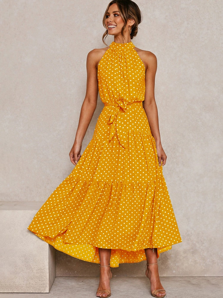 Sommerkleid mit Polka-Dot-Print - Shine into summer