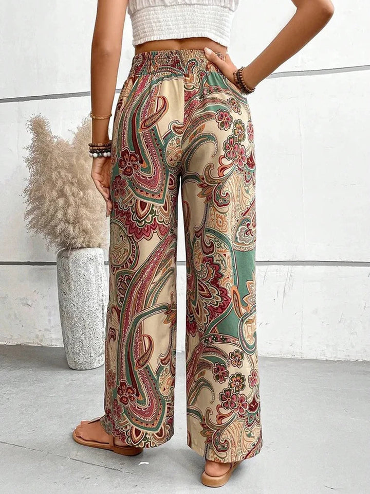 Adelle | Boho-Hose mit hoher Taille